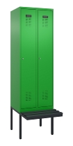 CP Spinde Evolo PLUS schw.Bank Kunststoff 0490407-10/12/20/22/30/32/40 1850x500mm Vollton