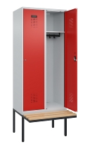C+P Spind Evolo PLUS 0490407-10 mit Sitzbank 1 Abt.300mm Zylinder (HxBxT) 2120x300x815mm 9016/9016