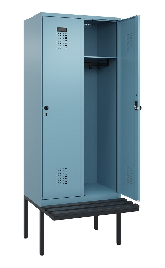 CP Spinde Evolo PLUS schw.Bank Kunststoff 0490407-10/12/20/22/30/32/40 1850x500mm Vollton