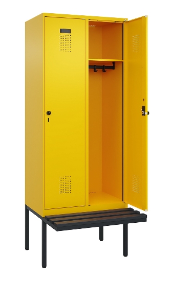CP Spinde Evolo PLUS schw.Bank Kunststoff 0490407-10/12/20/22/30/32/40 1850x500mm Vollton