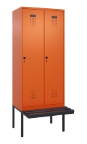 CP Spinde Evolo PLUS schw.Bank Kunststoff 0490407-10/12/20/22/30/32/40 1850x500mm Vollton