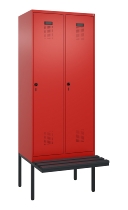 CP Spinde Evolo PLUS schw.Bank Kunststoff 0490407-10/12/20/22/30/32/40 1850x500mm Vollton