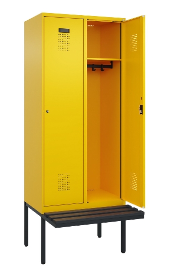 CP Spinde Evolo PLUS schw.Bank Kunststoff 0490407-10/12/20/22/30/32/40 1850x500mm Vollton