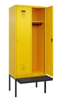 CP Spinde Evolo PLUS schw.Bank Kunststoff 0490407-10/12/20/22/30/32/40 1850x500mm Vollton
