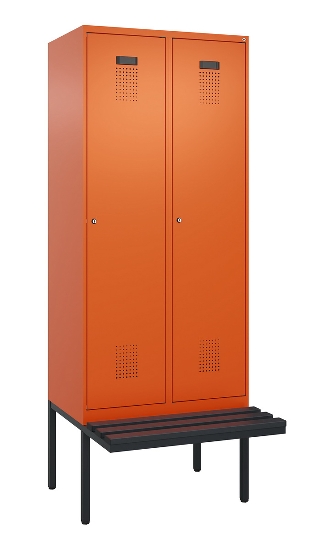 CP Spinde Evolo PLUS schw.Bank Kunststoff 0490407-10/12/20/22/30/32/40 1850x500mm Vollton