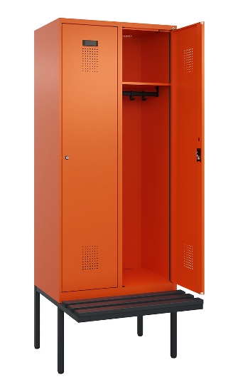 CP Spinde Evolo PLUS schw.Bank Kunststoff 0490407-10/12/20/22/30/32/40 1850x500mm Vollton