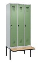 C+P Spind Evolo PLUS 0490407-10 mit Sitzbank 1 Abt.300mm Zylinder (HxBxT) 2120x300x815mm 9016/9016