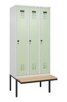 C+P Spind Evolo PLUS 0490407-10 mit Sitzbank 1 Abt.300mm Zylinder (HxBxT) 2120x300x815mm 9016/9016