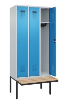 C+P Spind Evolo PLUS 0490407-10 mit Sitzbank 1 Abt.300mm Zylinder (HxBxT) 2120x300x815mm 9016/9016