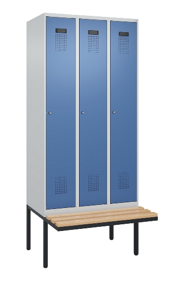 C+P Spind Evolo PLUS 0490407-10 mit Sitzbank 1 Abt.300mm Zylinder (HxBxT) 2120x300x815mm 9016/9016