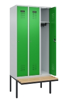 C+P Spind Evolo PLUS 0490407-10 mit Sitzbank 1 Abt.300mm Zylinder (HxBxT) 2120x300x815mm 9016/9016
