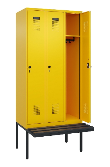 CP Spinde Evolo PLUS schw.Bank Kunststoff 0490407-10/12/20/22/30/32/40 1850x500mm Vollton