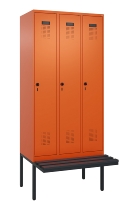 CP Spinde Evolo PLUS schw.Bank Kunststoff 0490407-10/12/20/22/30/32/40 1850x500mm Vollton