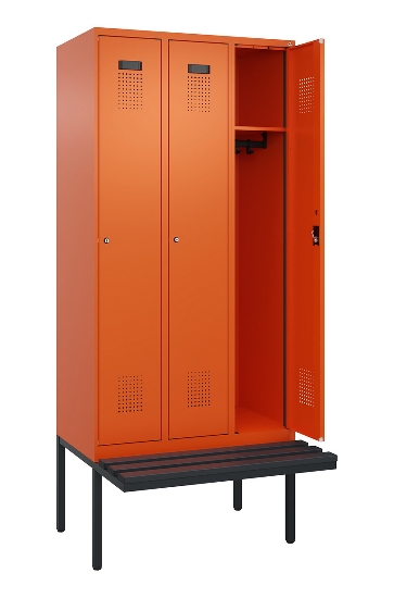 CP Spinde Evolo PLUS schw.Bank Kunststoff 0490407-10/12/20/22/30/32/40 1850x500mm Vollton
