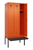 CP Spinde Evolo PLUS schw.Bank Kunststoff 0490407-10/12/20/22/30/32/40 1850x500mm Vollton