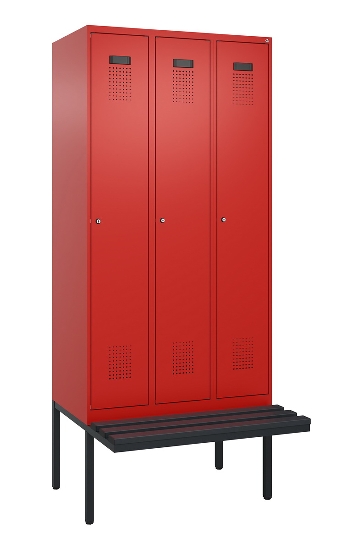 CP Spinde Evolo PLUS schw.Bank Kunststoff 0490407-10/12/20/22/30/32/40 1850x500mm Vollton