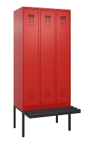 CP Spinde Evolo PLUS schw.Bank Kunststoff 0490407-10/12/20/22/30/32/40 1850x500mm Vollton
