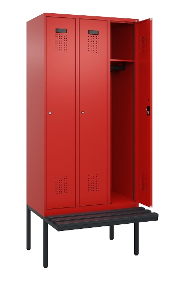 CP Spinde Evolo PLUS schw.Bank Kunststoff 0490407-10/12/20/22/30/32/40 1850x500mm Vollton