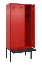 CP Spinde Evolo PLUS schw.Bank Kunststoff 0490407-10/12/20/22/30/32/40 1850x500mm Vollton