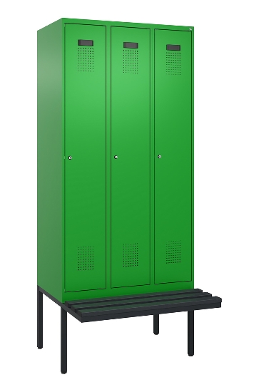 CP Spinde Evolo PLUS schw.Bank Kunststoff 0490407-10/12/20/22/30/32/40 1850x500mm Vollton