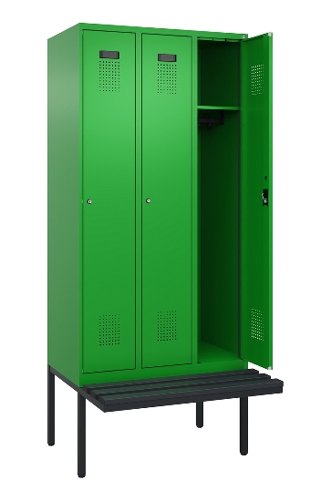 CP Spinde Evolo PLUS schw.Bank Kunststoff 0490407-10/12/20/22/30/32/40 1850x500mm Vollton