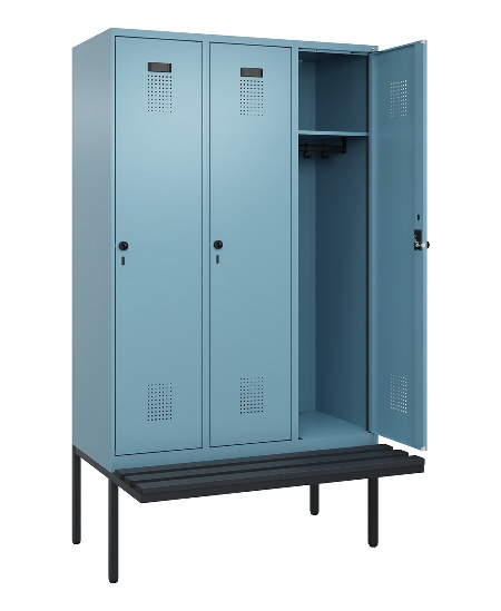 CP Spinde Evolo PLUS schw.Bank Kunststoff 0490407-10/12/20/22/30/32/40 1850x500mm Vollton