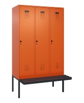 CP Spinde Evolo PLUS schw.Bank Kunststoff 0490407-10/12/20/22/30/32/40 1850x500mm Vollton