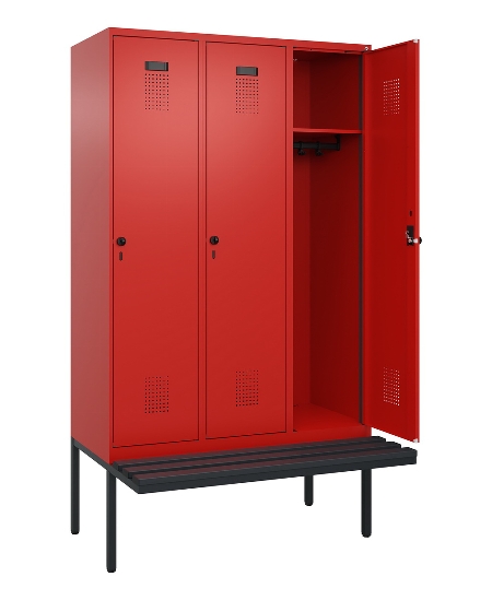 CP Spinde Evolo PLUS schw.Bank Kunststoff 0490407-10/12/20/22/30/32/40 1850x500mm Vollton