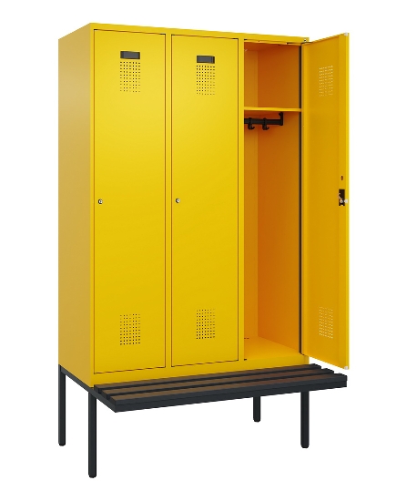 CP Spinde Evolo PLUS schw.Bank Kunststoff 0490407-10/12/20/22/30/32/40 1850x500mm Vollton