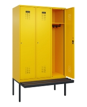 CP Spinde Evolo PLUS schw.Bank Kunststoff 0490407-10/12/20/22/30/32/40 1850x500mm Vollton