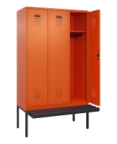 CP Spinde Evolo PLUS schw.Bank Kunststoff 0490407-10/12/20/22/30/32/40 1850x500mm Vollton