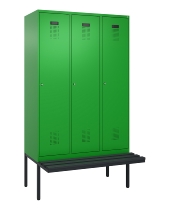 CP Spinde Evolo PLUS schw.Bank Kunststoff 0490407-10/12/20/22/30/32/40 1850x500mm Vollton