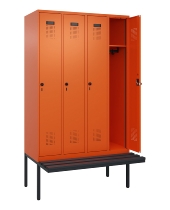 CP Spinde Evolo PLUS schw.Bank Kunststoff 0490407-10/12/20/22/30/32/40 1850x500mm Vollton