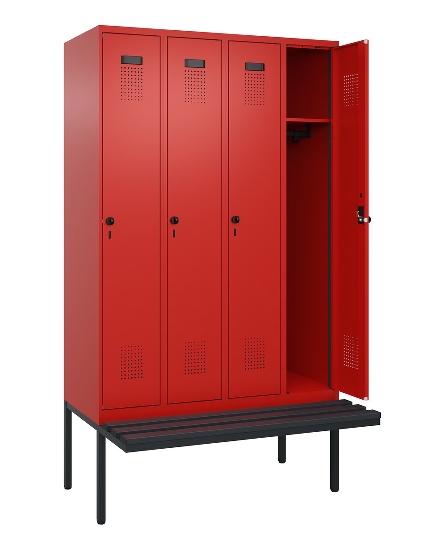 CP Spinde Evolo PLUS schw.Bank Kunststoff 0490407-10/12/20/22/30/32/40 1850x500mm Vollton