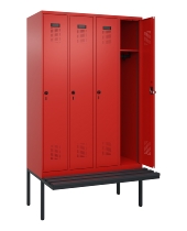 CP Spinde Evolo PLUS schw.Bank Kunststoff 0490407-10/12/20/22/30/32/40 1850x500mm Vollton