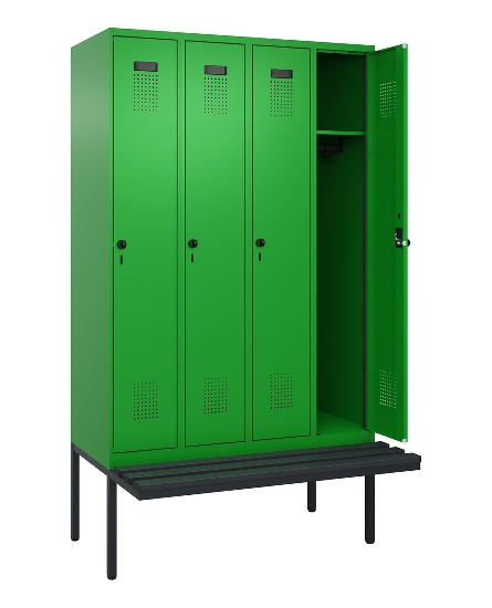 CP Spinde Evolo PLUS schw.Bank Kunststoff 0490407-10/12/20/22/30/32/40 1850x500mm Vollton