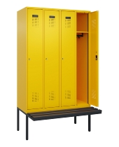 CP Spinde Evolo PLUS schw.Bank Kunststoff 0490407-10/12/20/22/30/32/40 1850x500mm Vollton