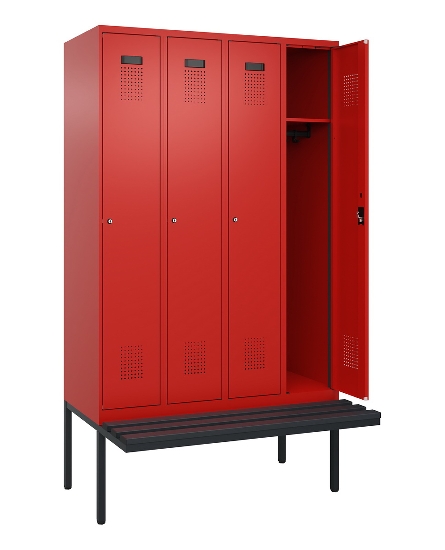 CP Spinde Evolo PLUS schw.Bank Kunststoff 0490407-10/12/20/22/30/32/40 1850x500mm Vollton