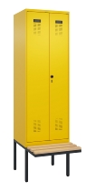 C+P PSA Doppel-Spind Evolo PLUS 0490427-40 schw.Bank 4 Abt.je 300mm Drehriegel (HxBxT) 2120x1200x815mm 0010/0010