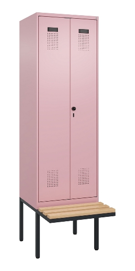 C+P PSA Doppel-Spind Evolo PLUS 0490427-40 schw.Bank 4 Abt.je 300mm Drehriegel (HxBxT) 2120x1200x815mm 0010/0010