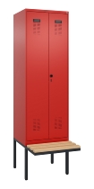 C+P PSA Doppel-Spind Evolo PLUS 0490427-40 schw.Bank 4 Abt.je 300mm Drehriegel (HxBxT) 2120x1200x815mm 0010/0010