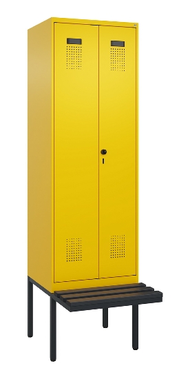 C+P PSA Doppel-Spind Evolo PLUS 0490427-20 schw.Bank 2 Abt.je 300mm Drehriegel (HxBxT) 2120x600x815mm 6037/6037