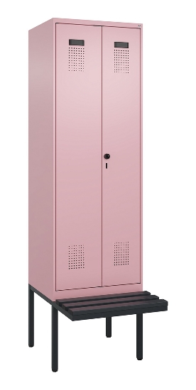 C+P PSA Doppel-Spind Evolo PLUS 0490427-20 schw.Bank 2 Abt.je 300mm Drehriegel (HxBxT) 2120x600x815mm 6037/6037