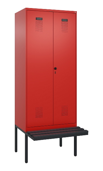 C+P PSA Doppel-Spind Evolo PLUS 0490427-20 schw.Bank 2 Abt.je 300mm Drehriegel (HxBxT) 2120x600x815mm 6037/6037