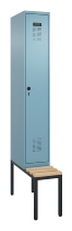 C+P Spind Evolo PLUS 0490507-30 mit Bank 3 Abt.300mm Drehriegel (HxBxT) 2120x900x815mm 0010/0010