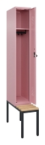 C+P Spind Evolo PLUS 0490507-30 mit Bank 3 Abt.300mm Drehriegel (HxBxT) 2120x900x815mm 0010/0010