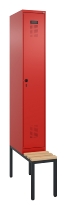 C+P Spind Evolo PLUS 0490507-30 mit Bank 3 Abt.300mm Drehriegel (HxBxT) 2120x900x815mm 0010/0010