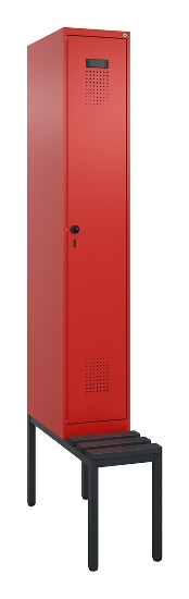 C+P Spind Evolo PLUS 0490507-12 mit Bank 1 Abt.400mm Zylinder (HxBxT) 2120x400x815mm 2004/2004