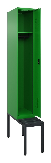 C+P Spind Evolo PLUS 0490507-12 mit Bank 1 Abt.400mm Zylinder (HxBxT) 2120x400x815mm 2004/2004