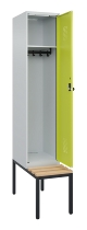 C+P Spind Evolo PLUS 0490507-32 mit Bank 3 Abt.400mm Drehriegel (HxBxT) 2120x1200x815mm 9016/3015
